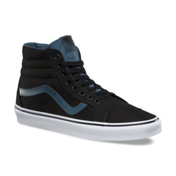 Vans Shoes - NWT VANS SK8-HI Reissue Canvas Black Dark Slate W